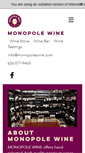 Mobile Screenshot of monopolewine.com